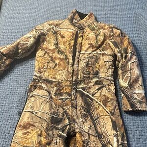 Walls Kids One Piece Camo Coverall in Brown and Tan